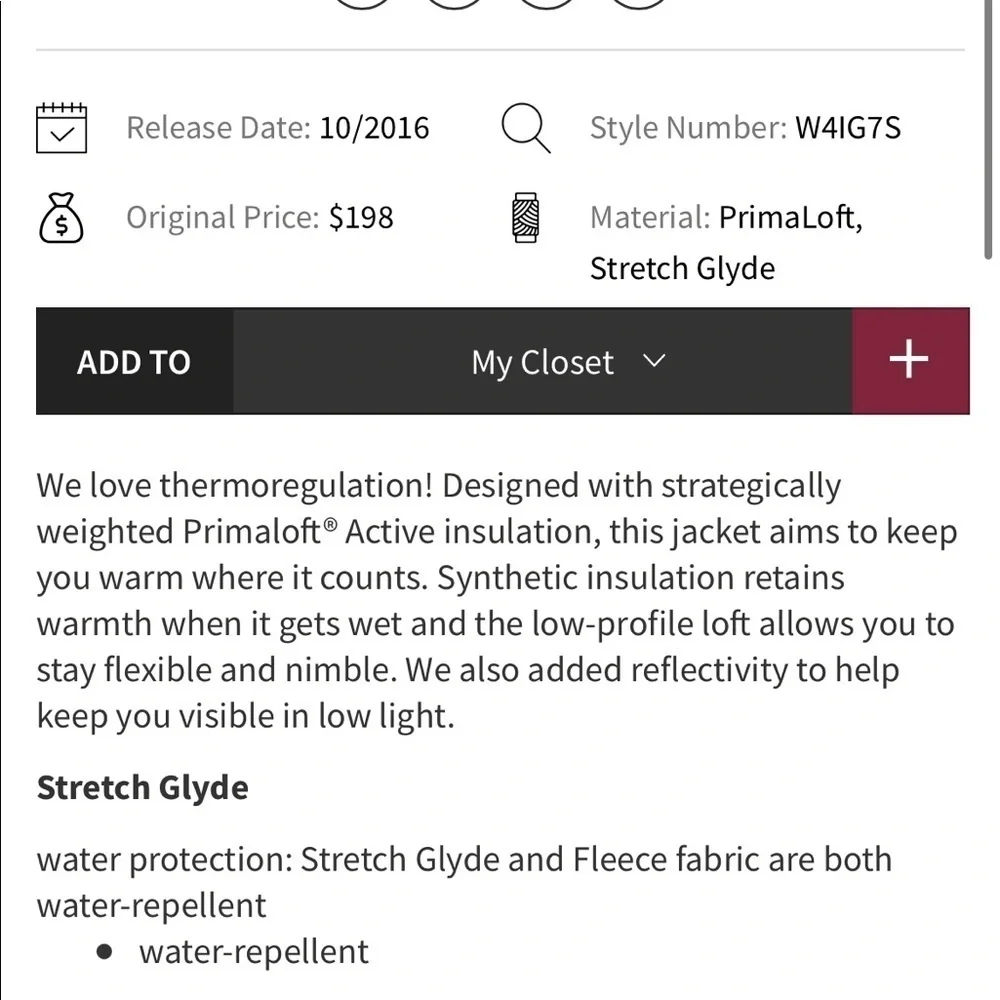 Lululemon- Run For Cold Jacket In Plum Size 4